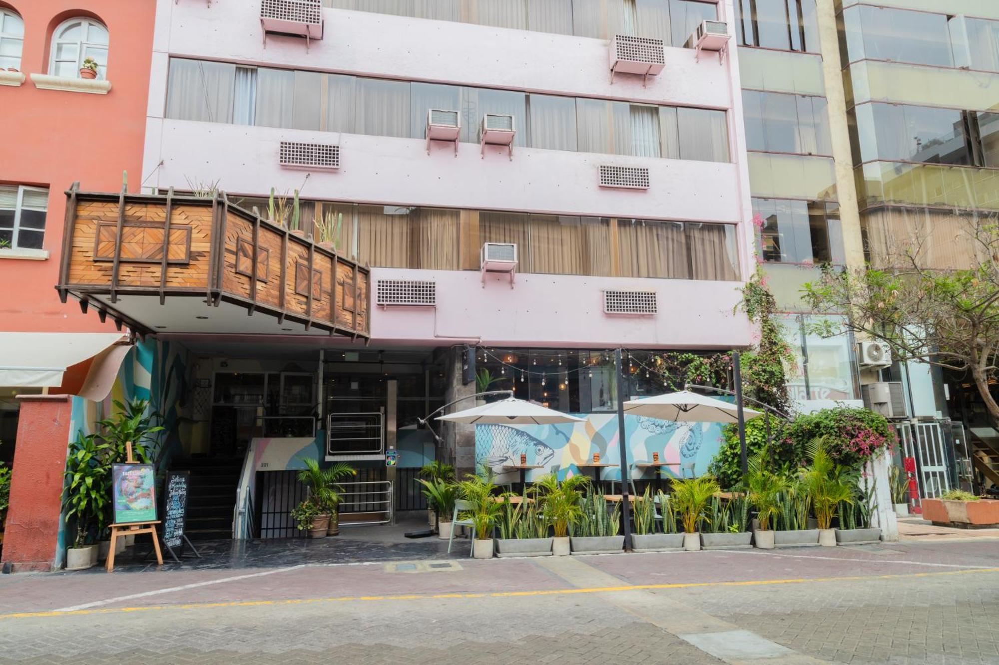 Socialtel Posada Miraflores ليما المظهر الخارجي الصورة